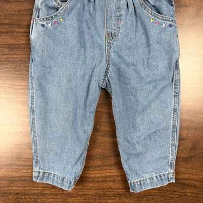 Vintage Minnie Mouse Denim Overalls - 18 Months