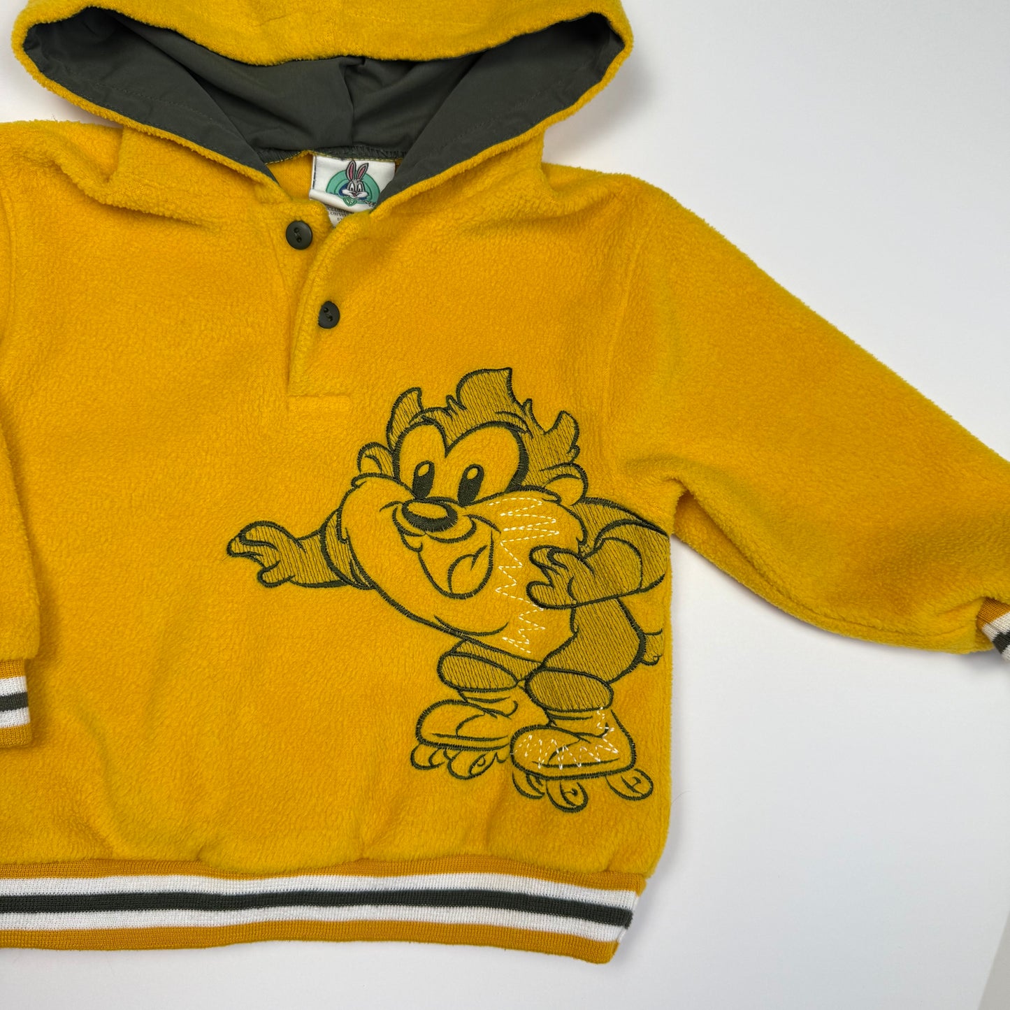 Y2K 2003 Baby Taz Fleece Sweatshirt - 18 Months