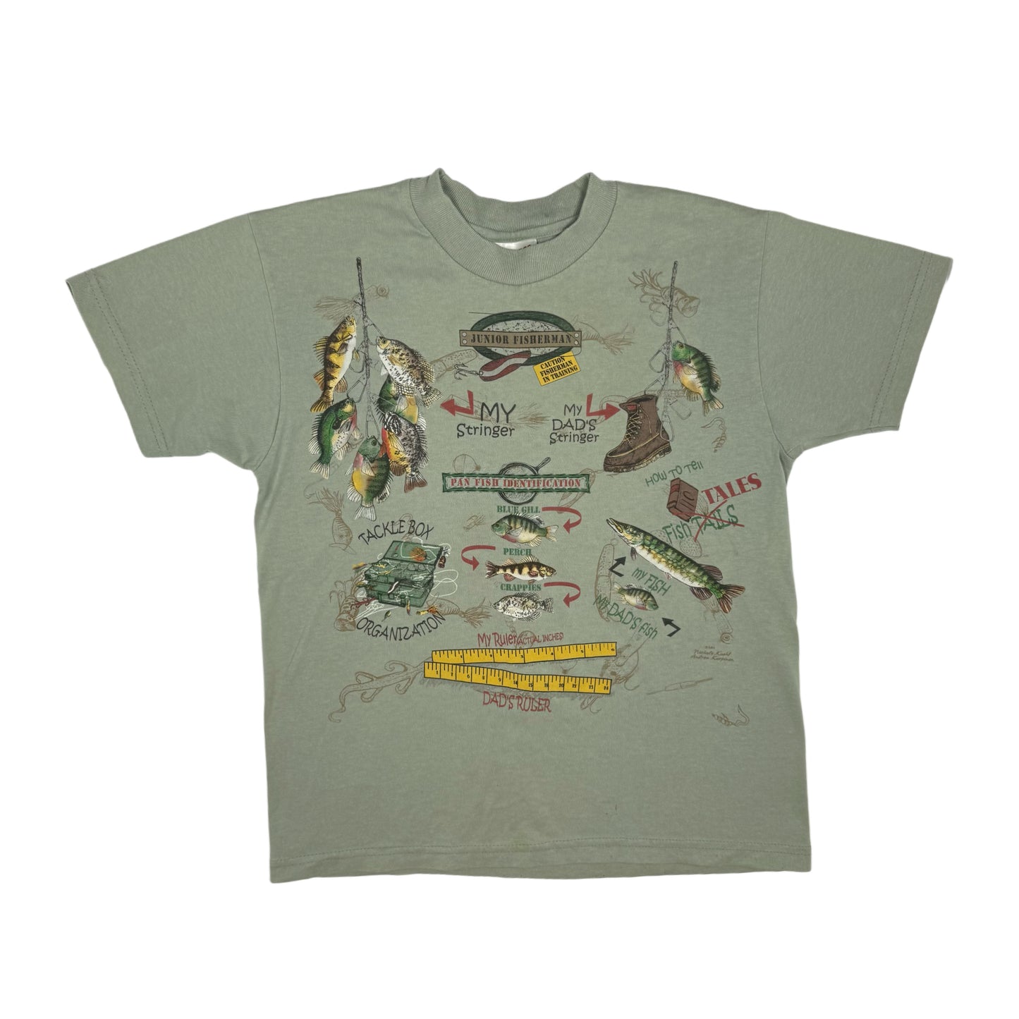 Y2K Fishing T-Shirt - Youth Medium