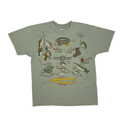 Y2K Fishing T-Shirt - Youth Medium