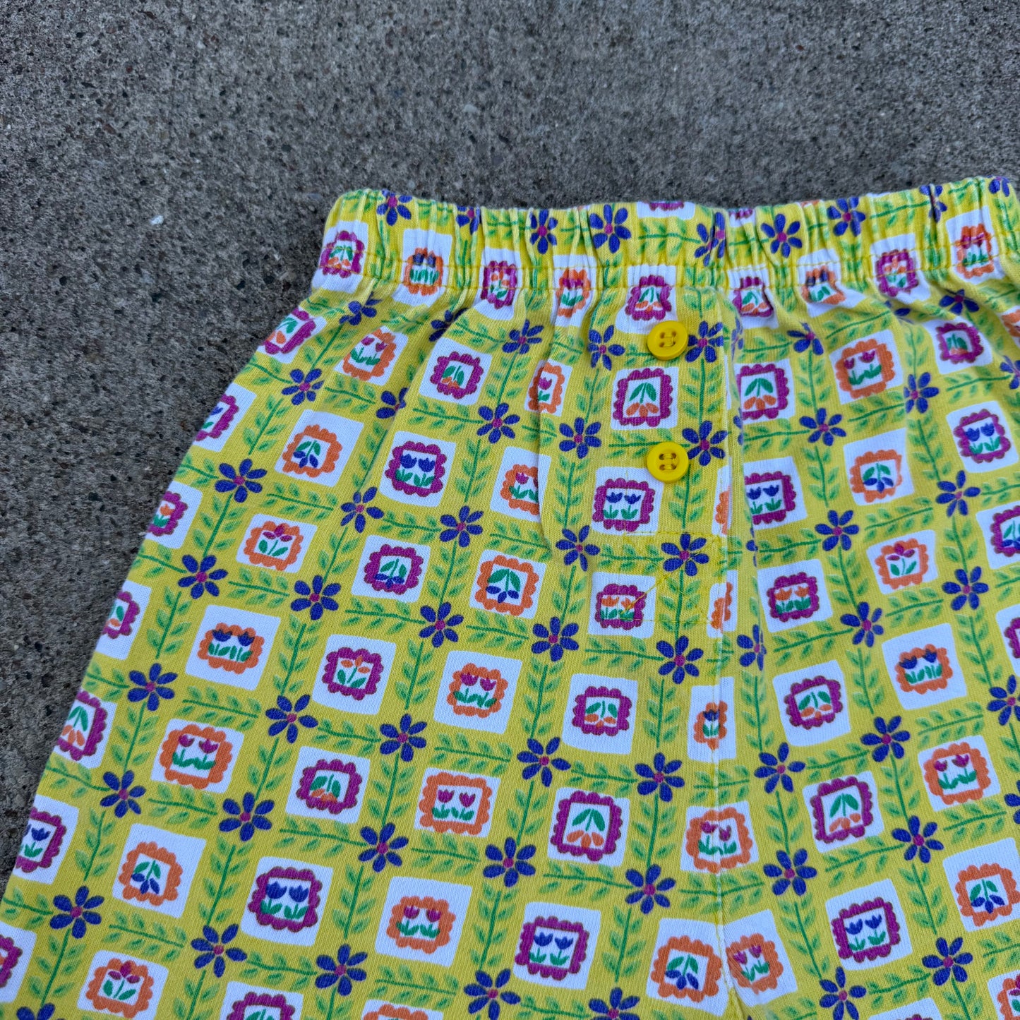 Vintage Y2K Honors Two Piece Yellow Flower Set - 4T