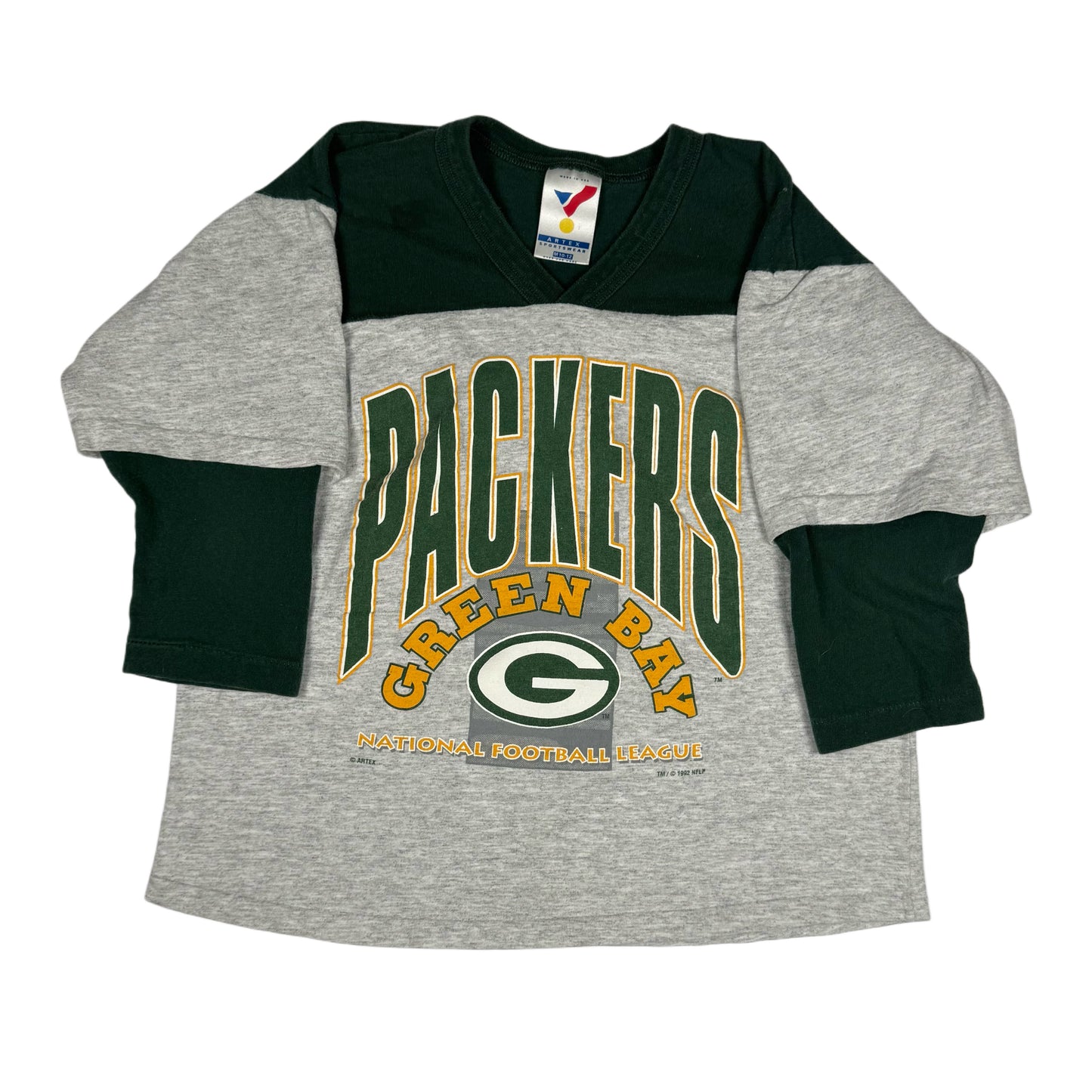Vintage 1992 Green Bay Packers Shirt - Youth 6/7