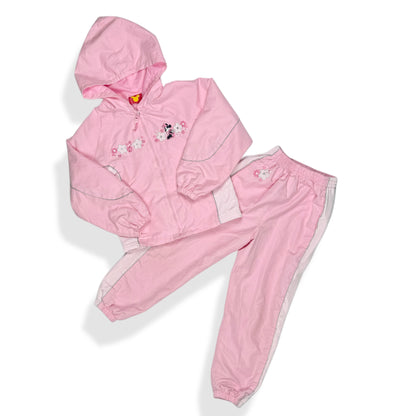 Vintage Y2K Minnie Mouse Two Piece Windbreaker Set - Size 6X