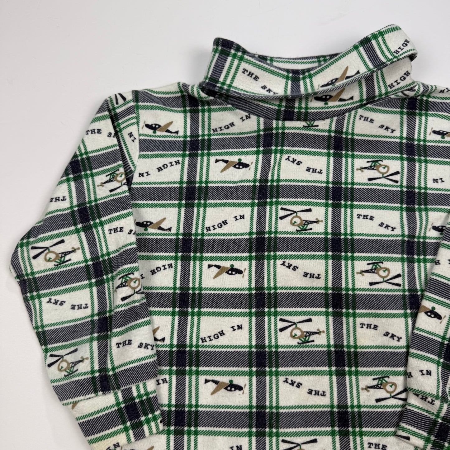Vintage Airplane Turtleneck Shirt - 18/24 Months