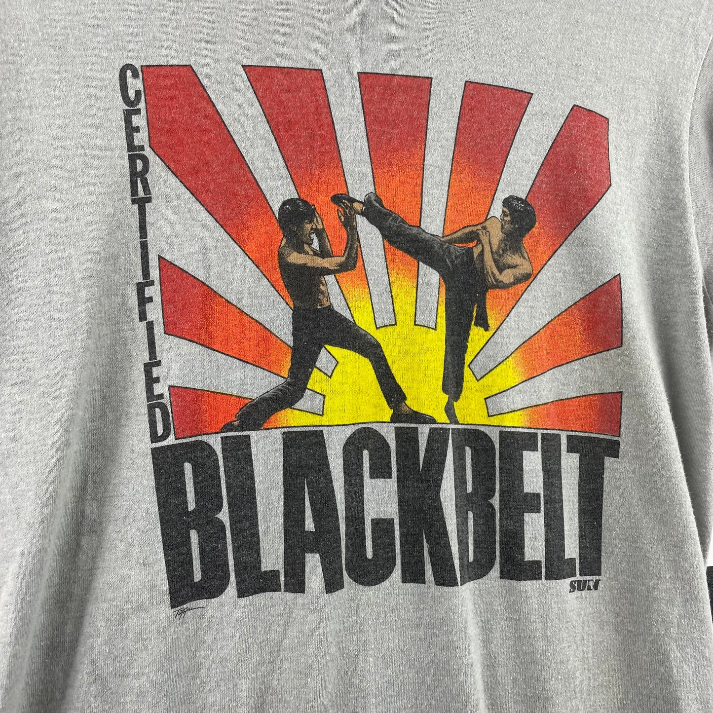 Vintage Black Belt T-Shirt (Youth XL)