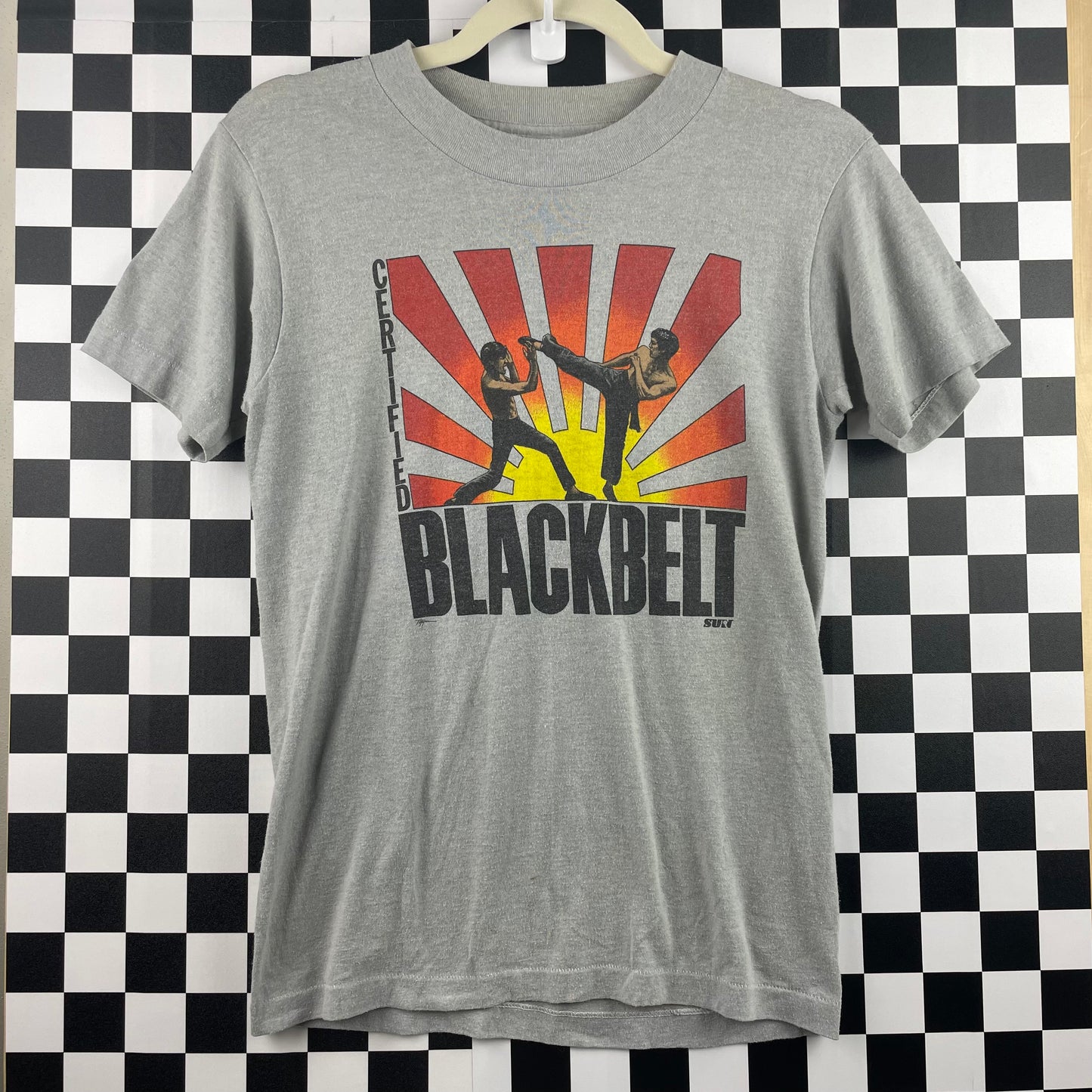 Vintage Black Belt T-Shirt (Youth XL)